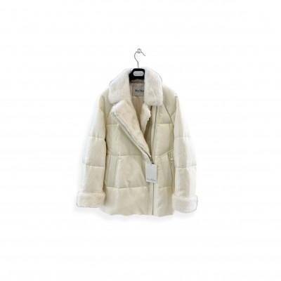 MAX MARA VELVET MINK DOWN COAT 